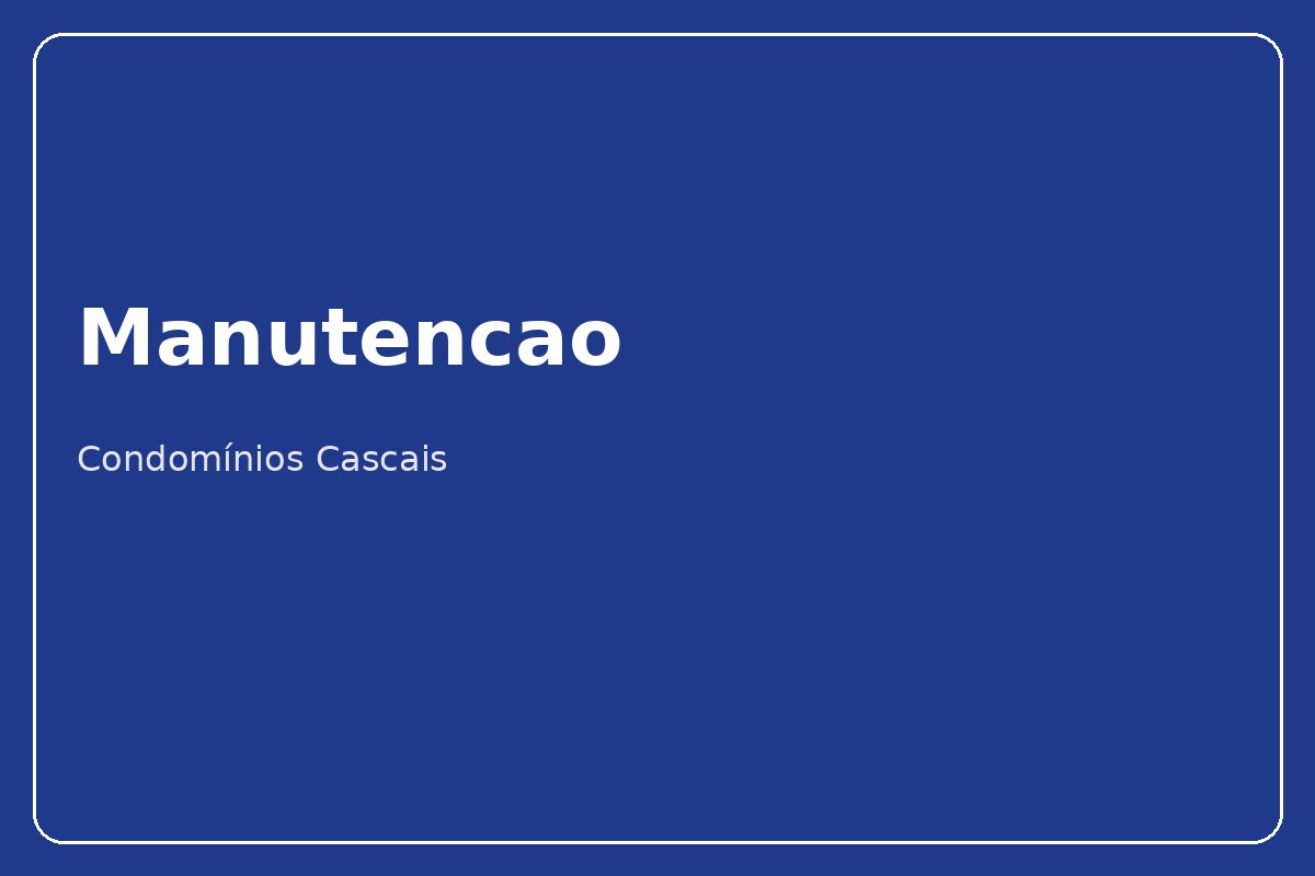 Manutenção e Serviços